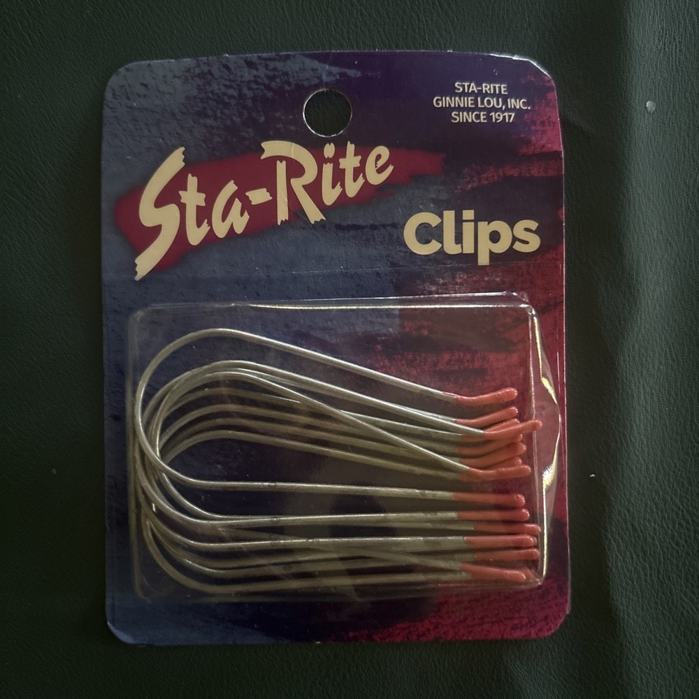 Sta-Rite Hot Roller Clips for Electric Rollers 8ct Large No 143 Metal Pins